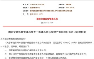 金融监管总局：同意筹建！