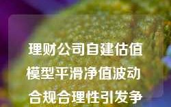 理财公司自建估值模型平滑净值波动 合规合理性引发争议