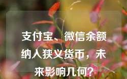 支付宝、微信余额纳入狭义货币，未来影响几何？