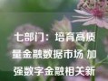 七部门：培育高质量金融数据市场 加强数字金融相关新兴基础设施建设